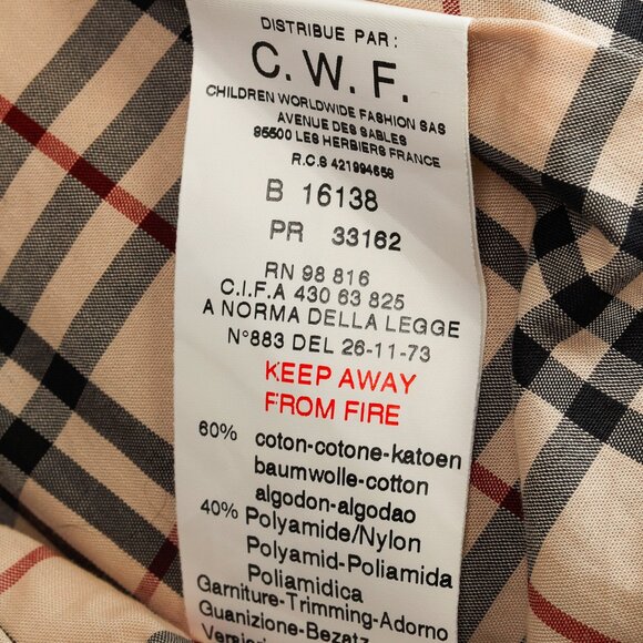 Burberry Beige Quilted Zip-Closure Jacket - Picture 10 of 11